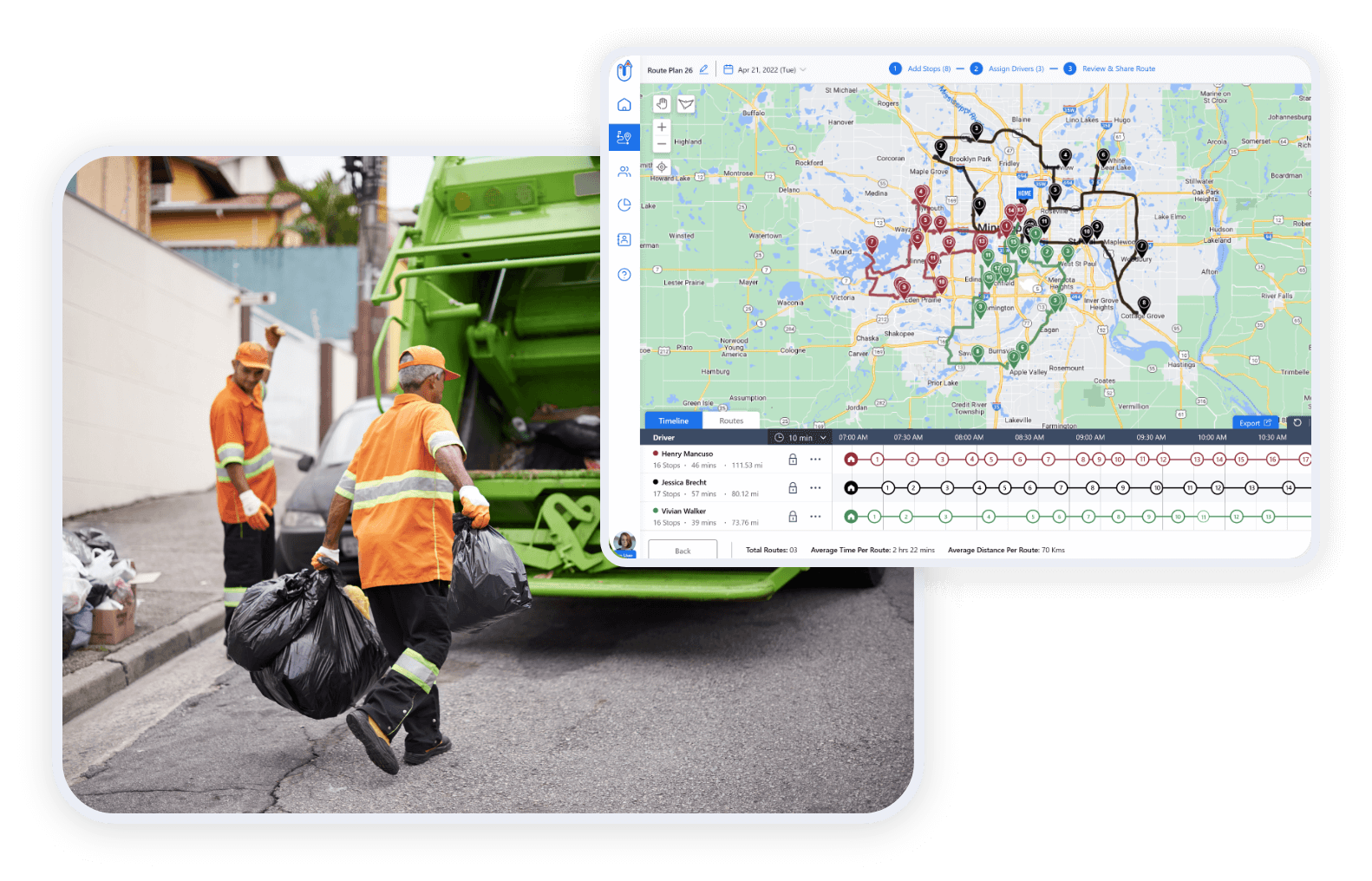 route optimization software garbage waste collection