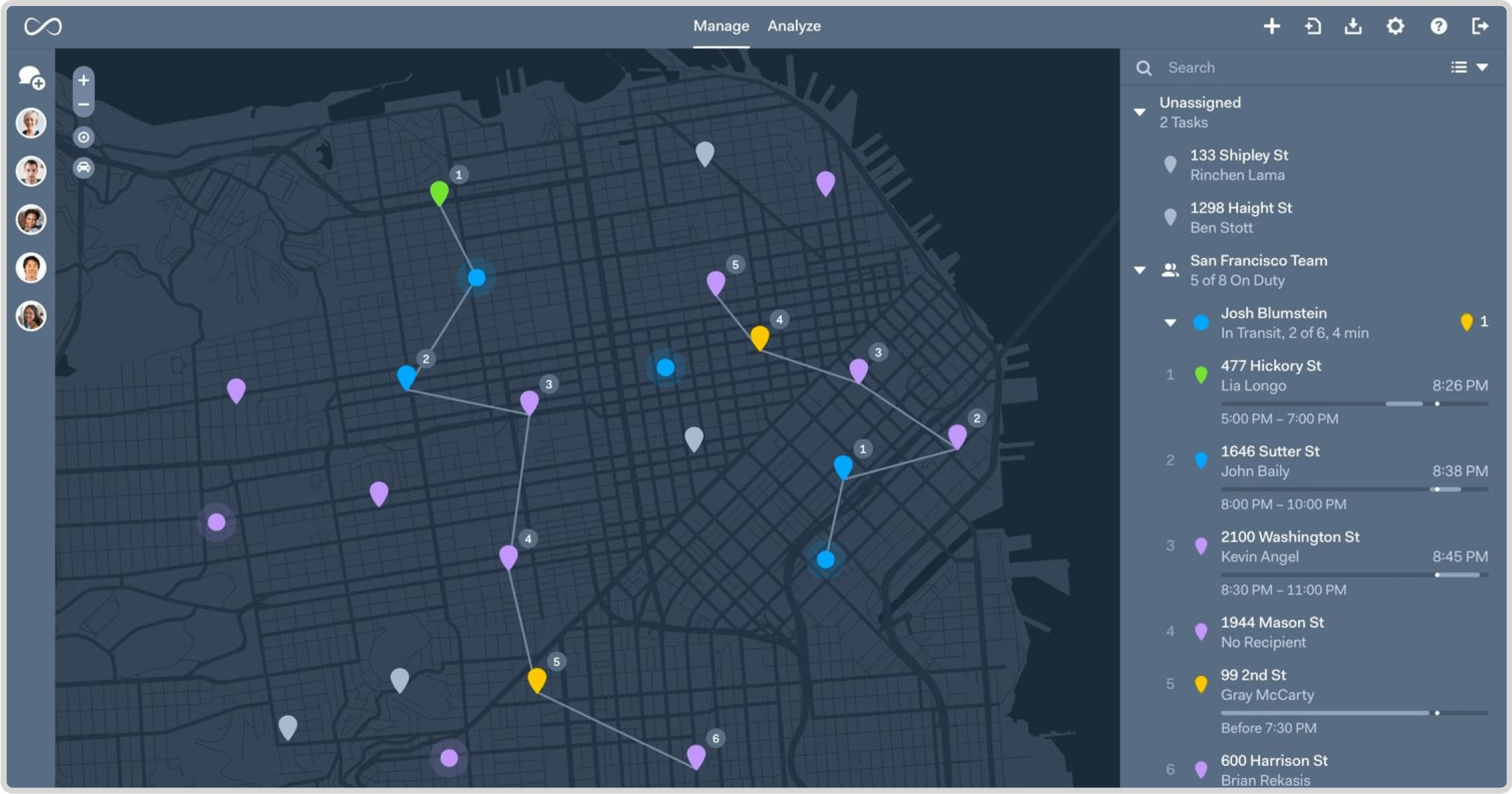 Route optimization