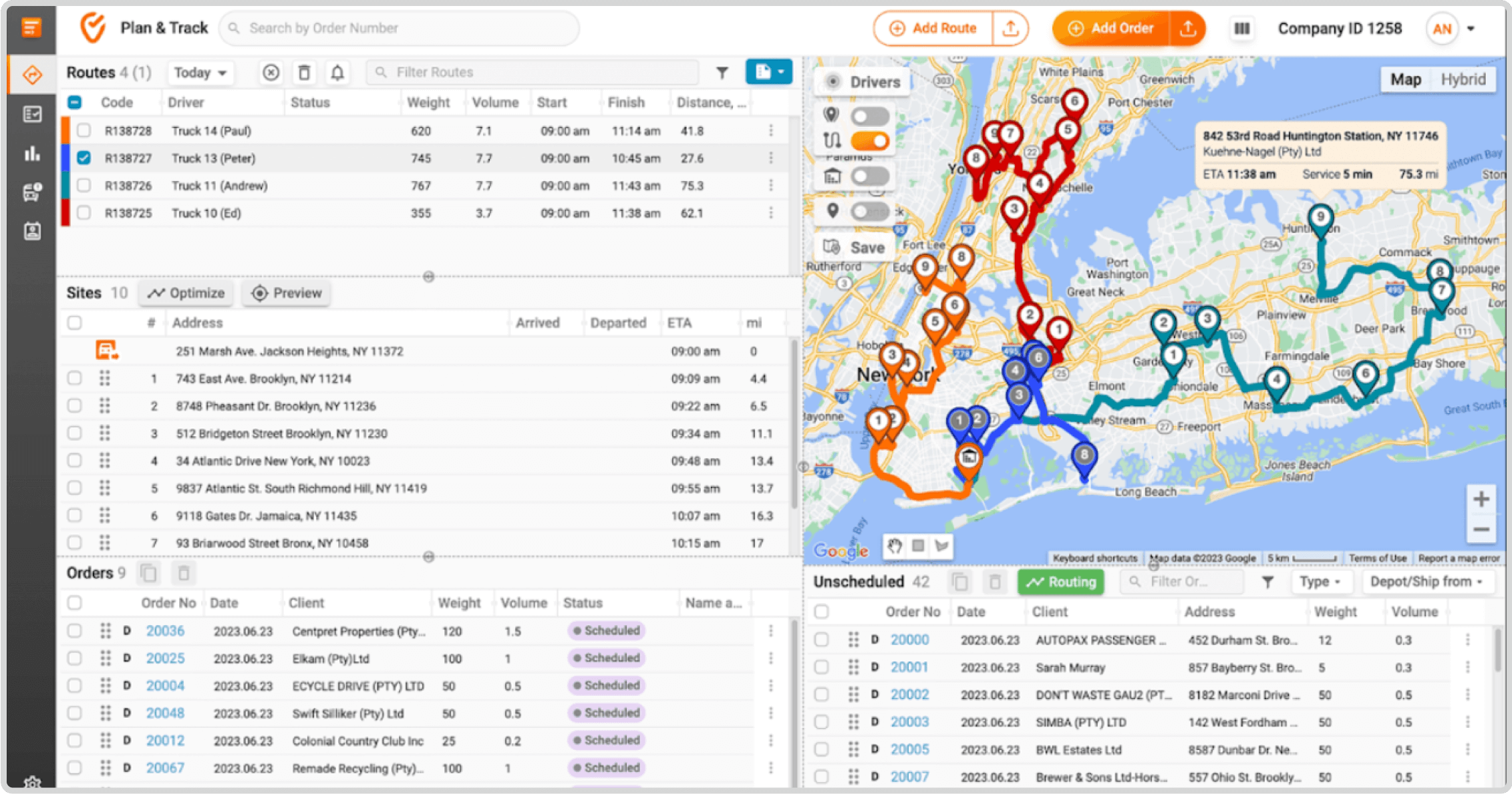 route planning