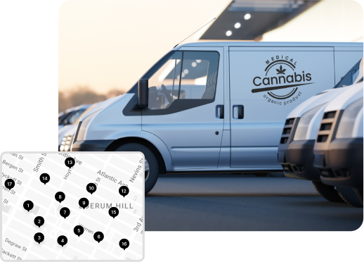 Canabis delivery software