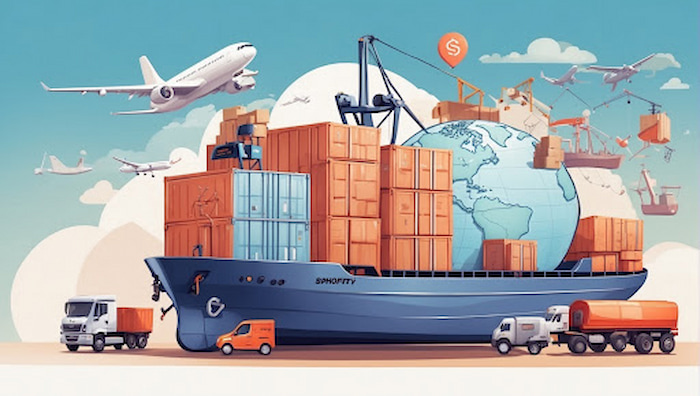 international shipping work with shopify
