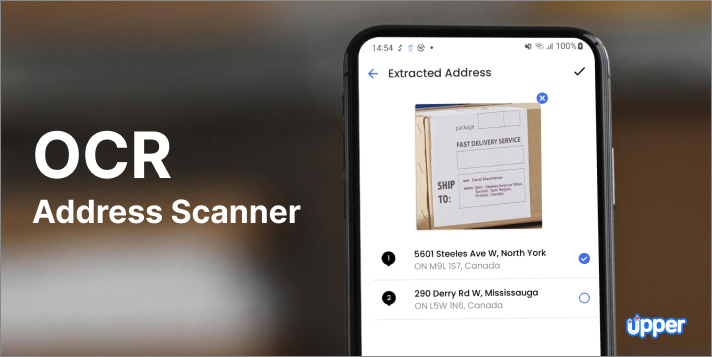 OCR address scanner