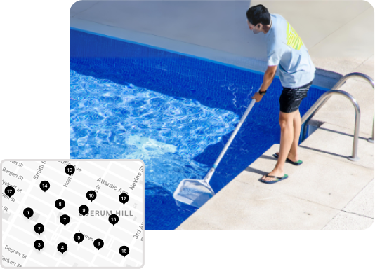Pool routing software