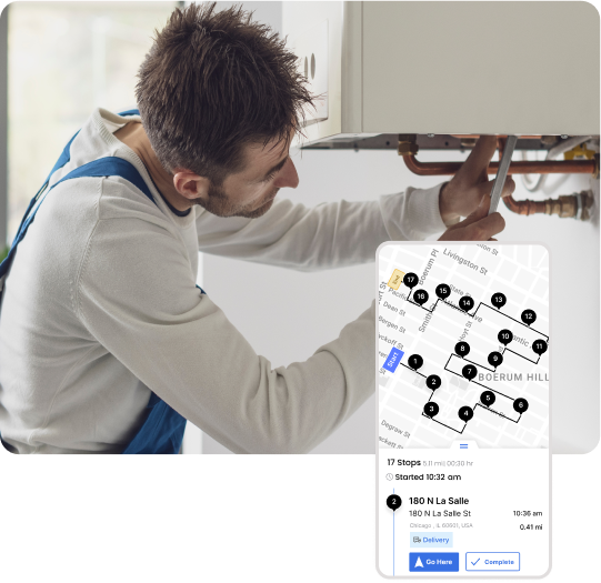 Route Planning and Optimization Software for Plumbers Upper