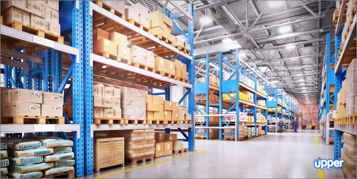 Warehousing - type of logistics service