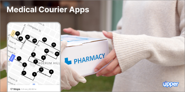 Medical courier apps