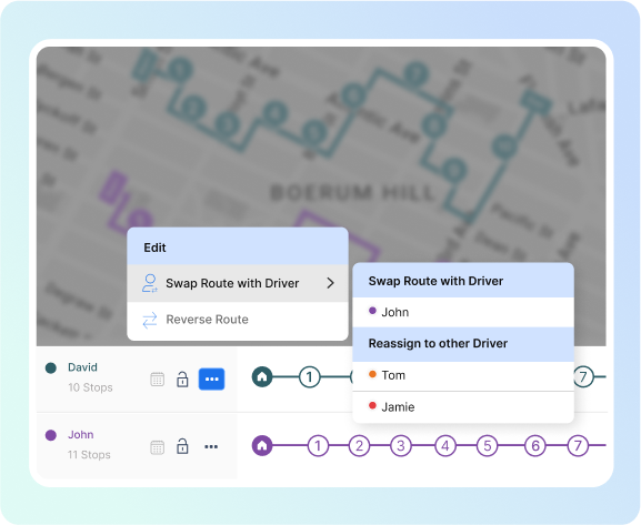Logistics and Transportation Route Planning Software - Upper