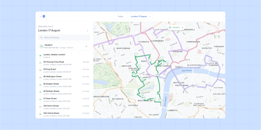 Circuit for Teams: Suitable for Delivery Businesses Looking for Driver-Friendly Route Optimization