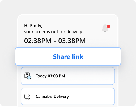 Cannabis delivery driver app 