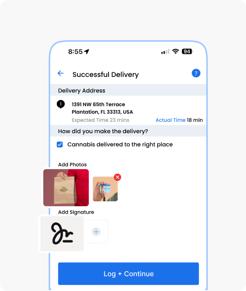 Proof of Delivery and Age Verification
