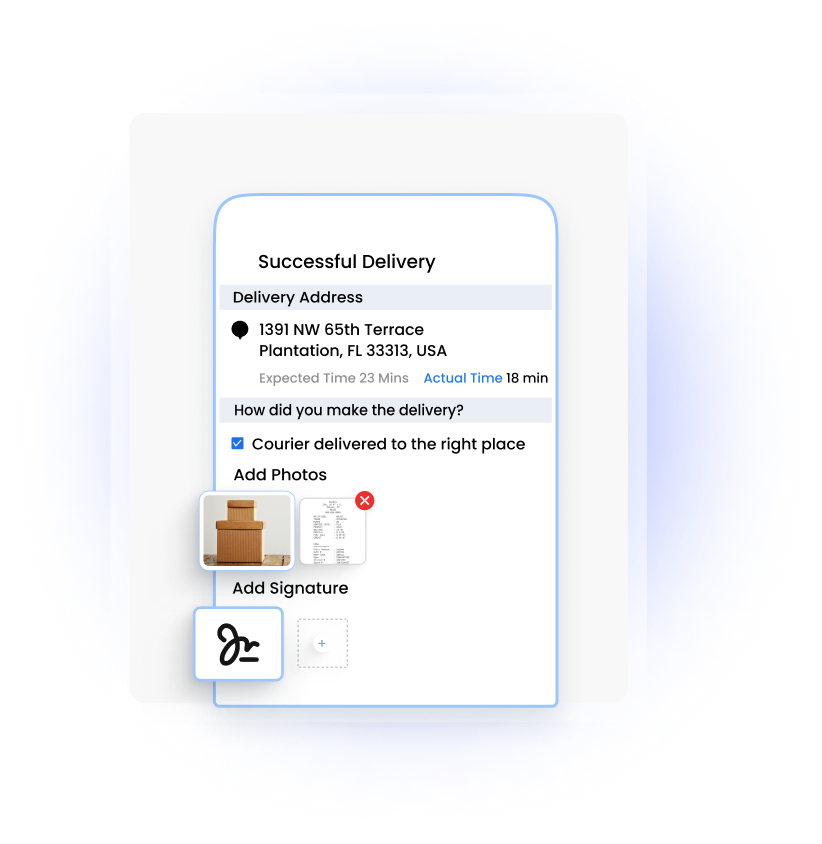 Proof of Delivery (POD)