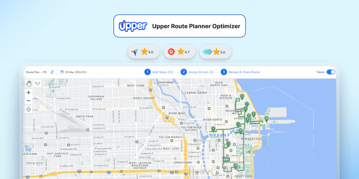 Upper route planner