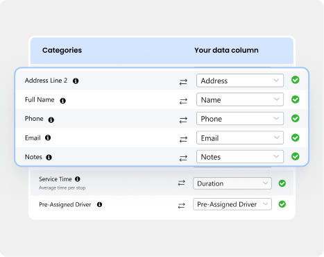 Customizable fields