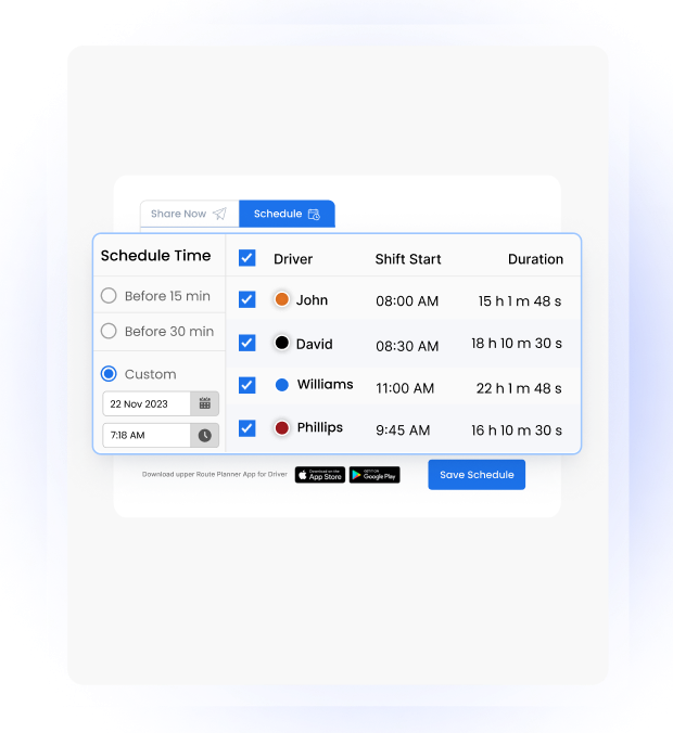 Compliment Online Ordering Process with Flexible Scheduling