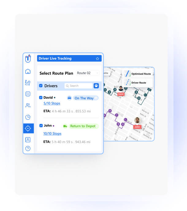 Real-Time Tracking and ETAs