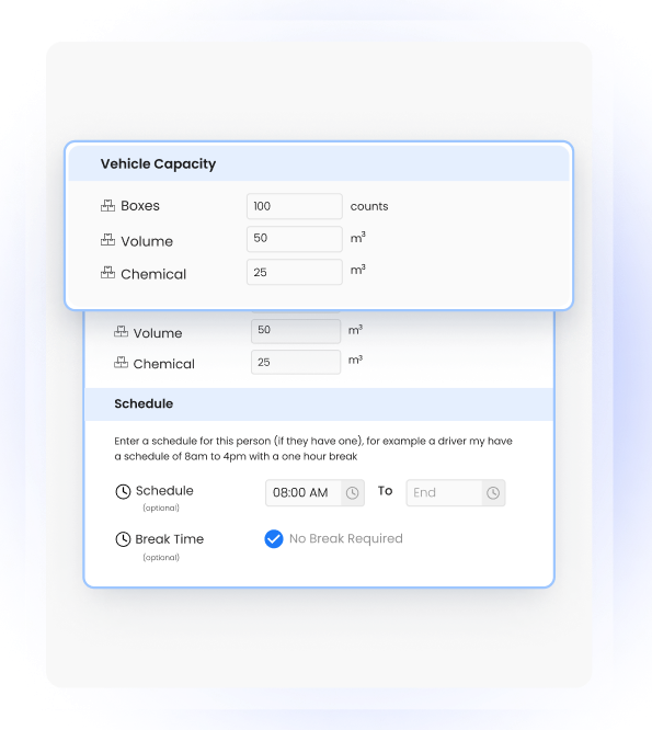 Vehicle Capacity Management