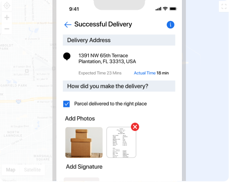 Contactless delivery options