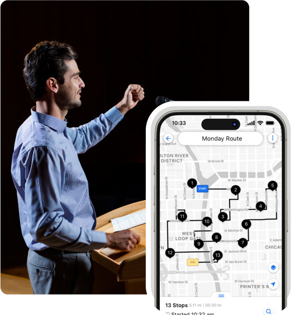 Connect, Engage, Win: Political Route Planning Made Easy