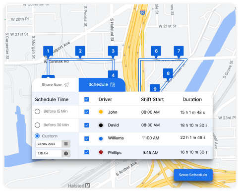 Route Scheduling