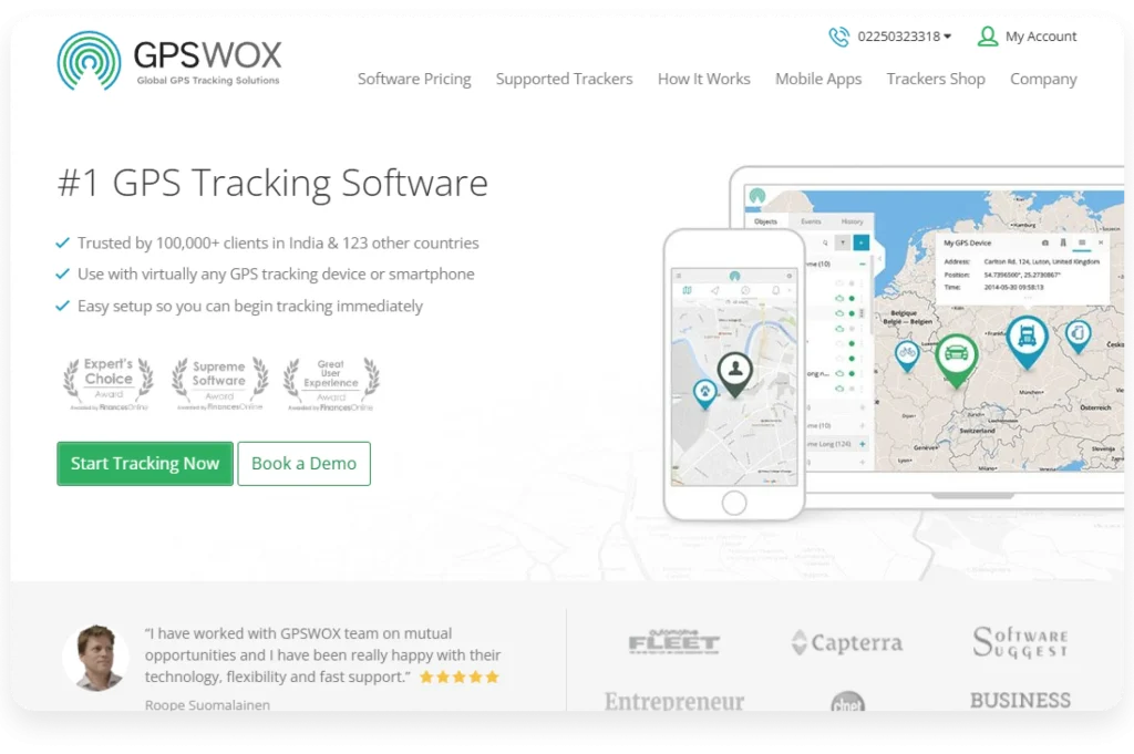 gpswox fleet management software