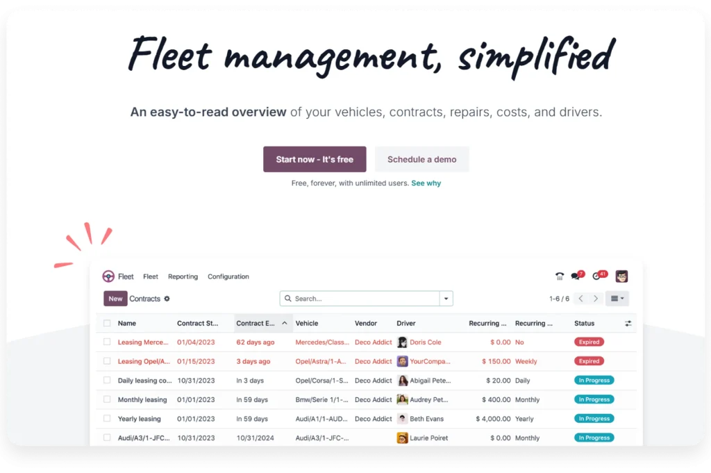 odoo-fleet