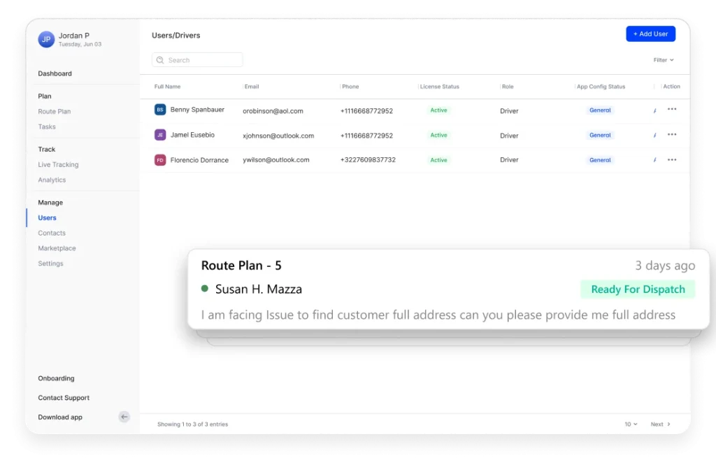 Scheduling and dispatch