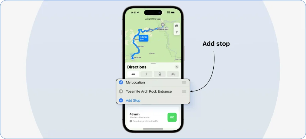 add stop