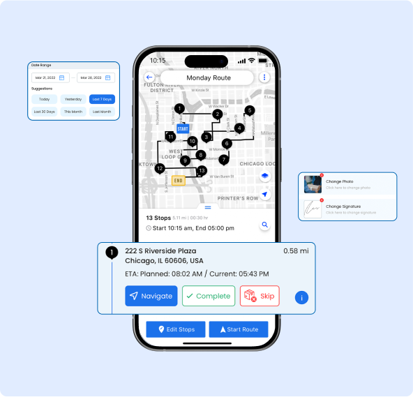 Mobile App for Delivery Drivers