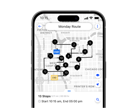 Mobile app for techs