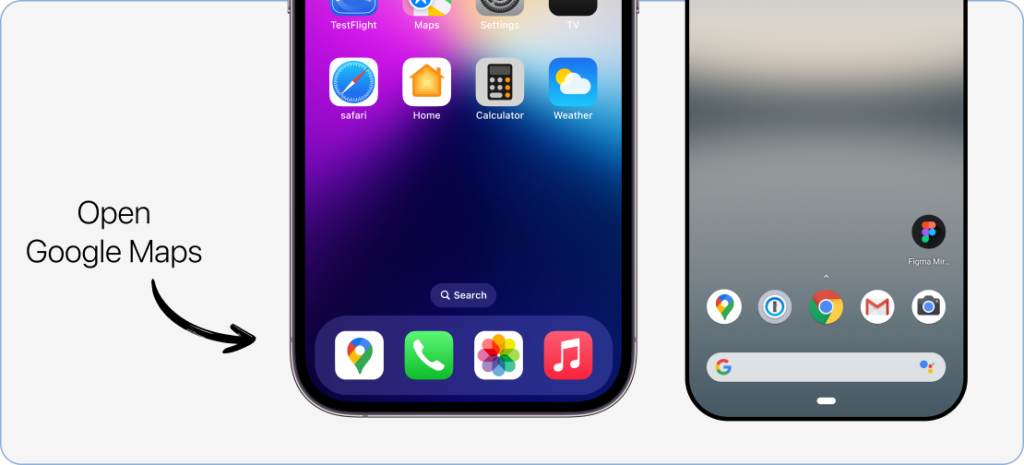 Step 1: Open Google Maps on your Android phone or iPhone.