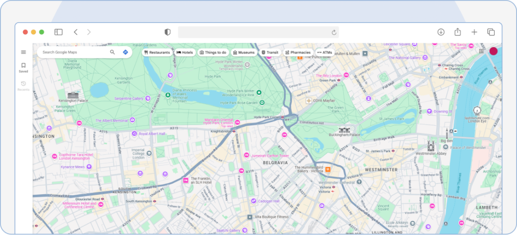 Step 1: Open Google Maps on your computer.