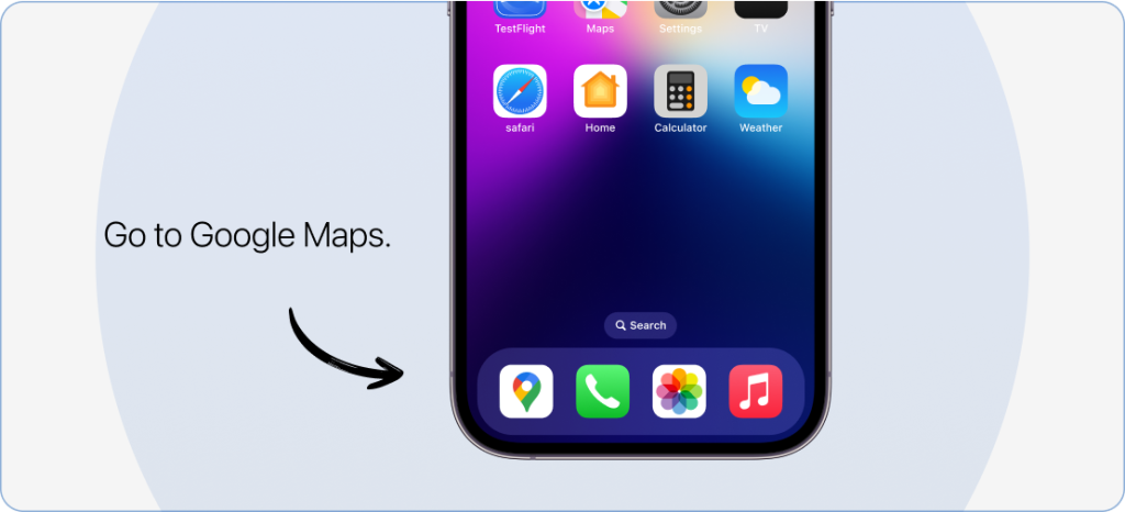 1. Go to Google Maps.