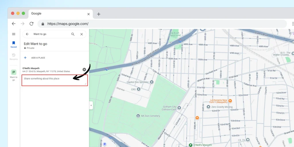 Step 4: Customize places