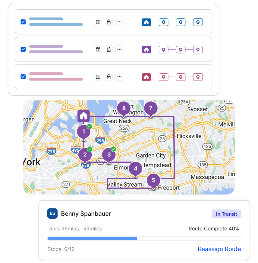 GPS-enabled live tracking
