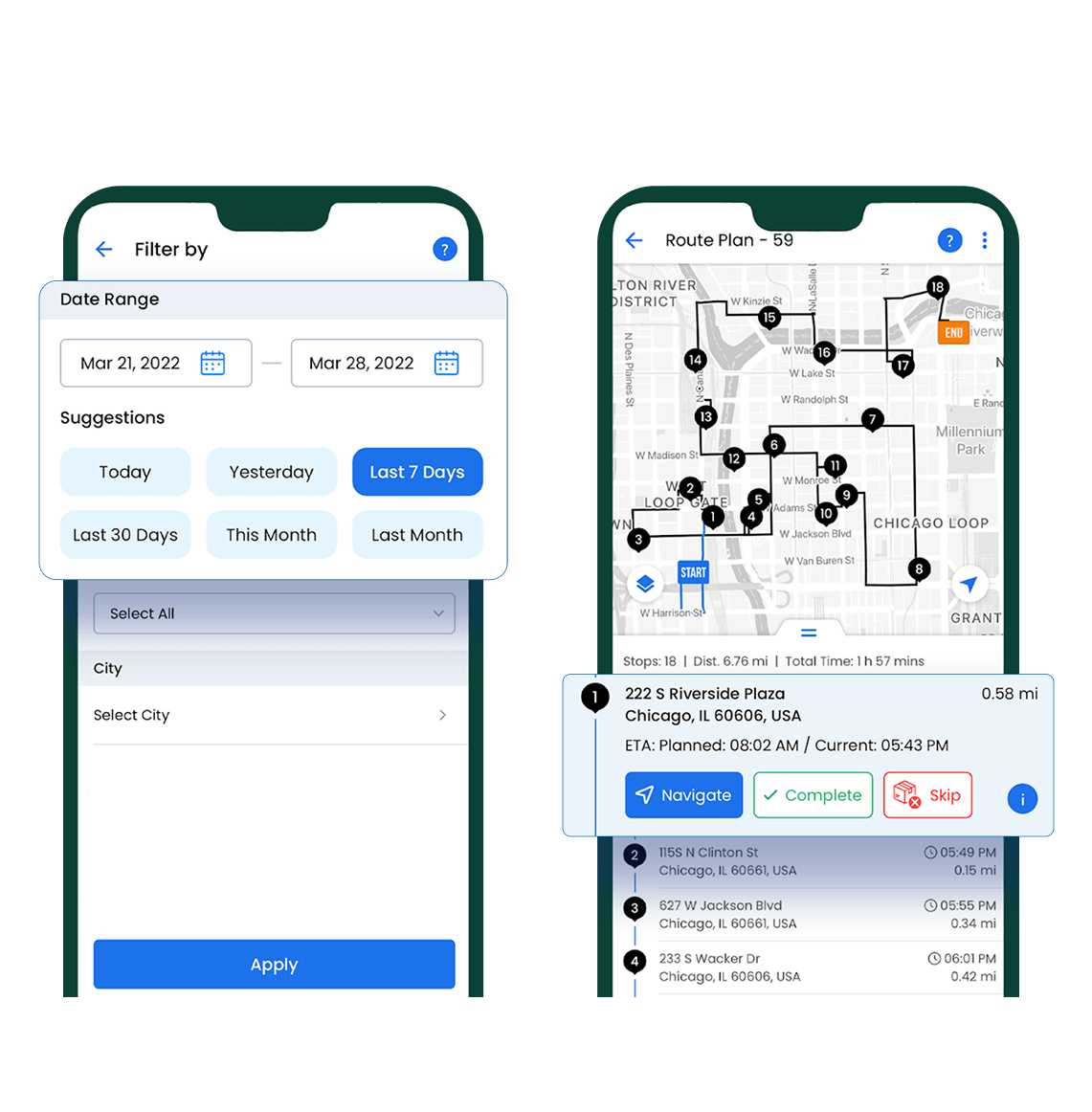 mobile app for drivers