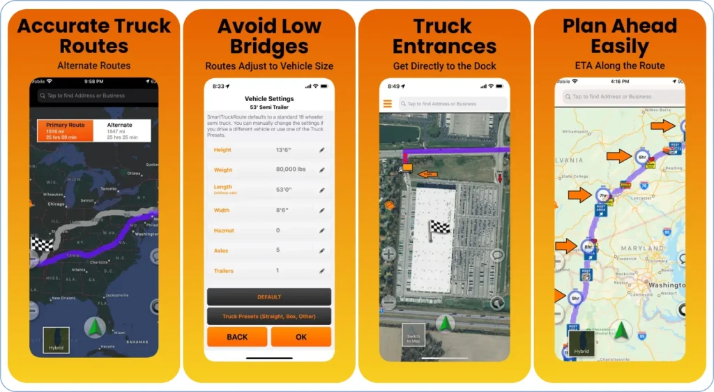 SmartTruckRoute vs Google Maps for commercial truck navigation