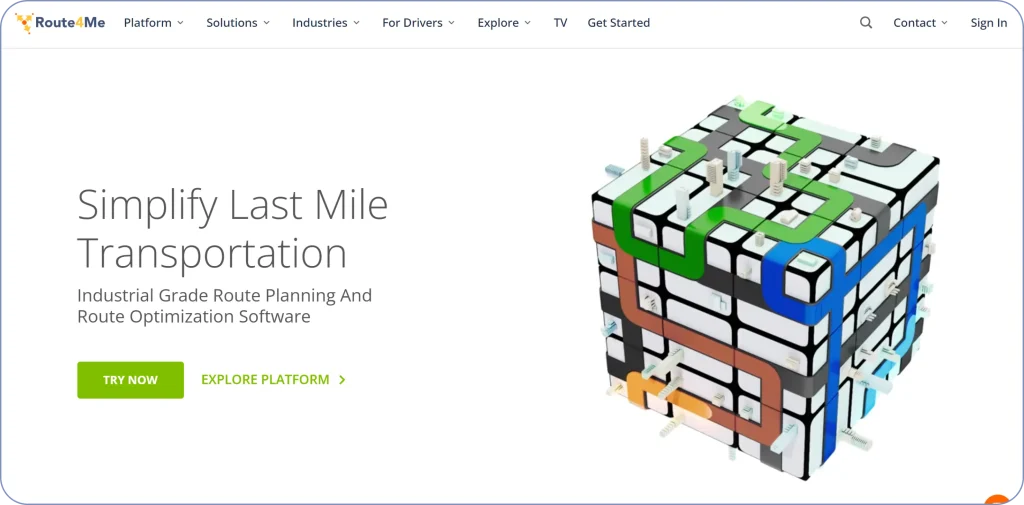 Loginext mile alternatives comparison featuring Route4Me as a route planning and route optimization platform for delivery teams