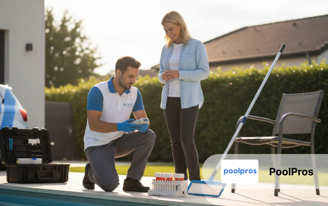 PoolPros pool service case study featuring field service dispatch software for technician scheduling and route planning.