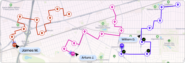 Upper Route Planner - Route Optimization Map