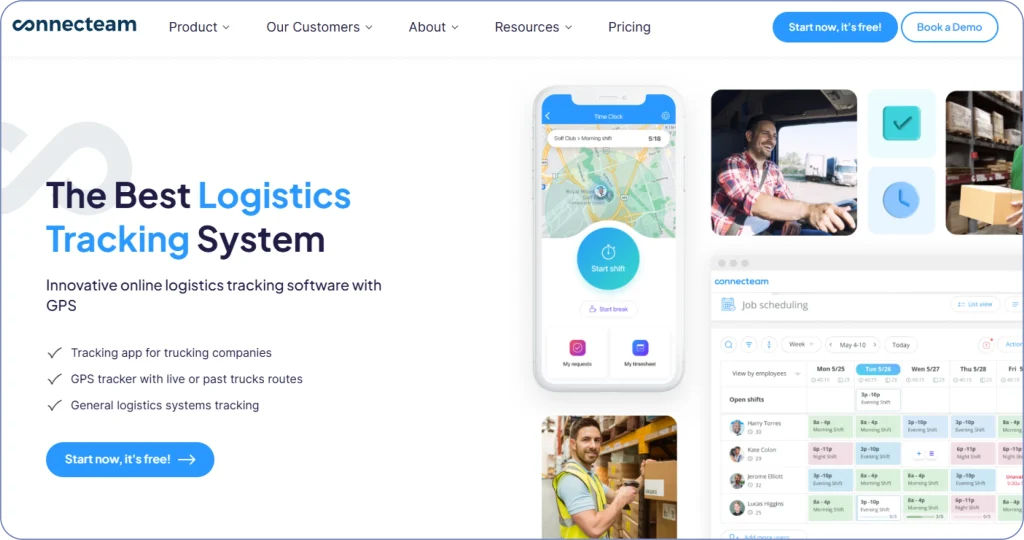Connecteam workforce and dispatch software for mobile teams and scheduling.
