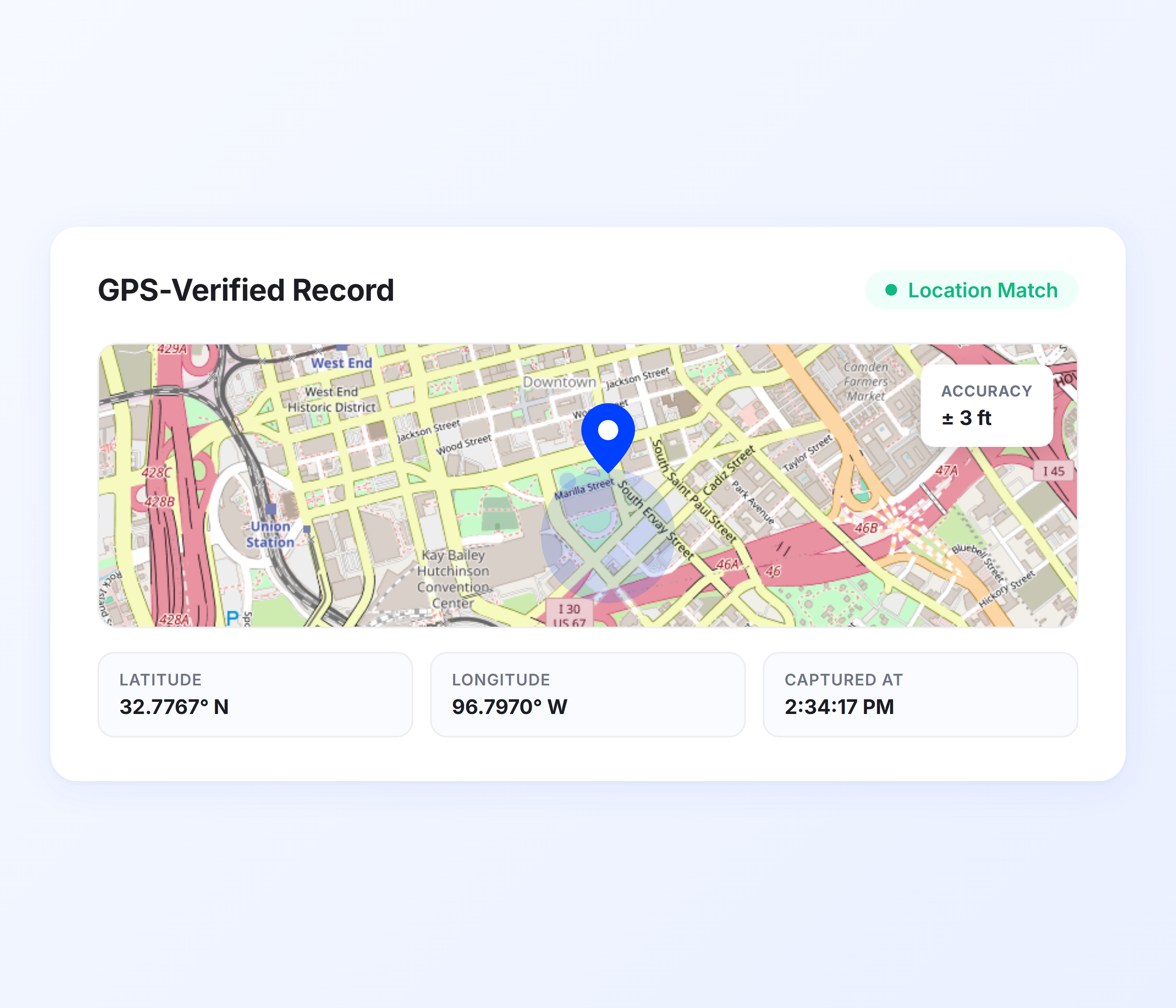 GPS-Verified Delivery Records