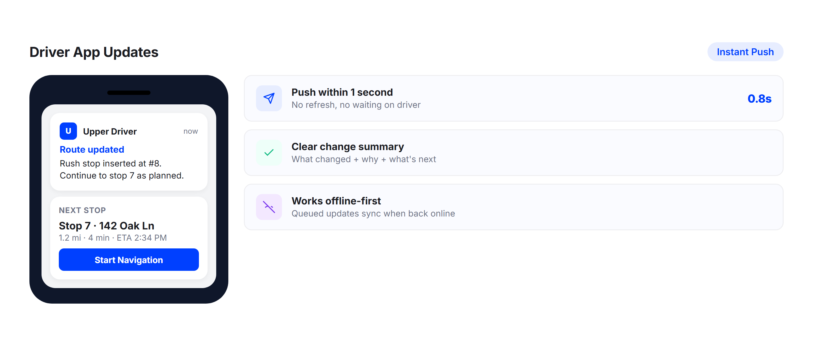Driver App Updates