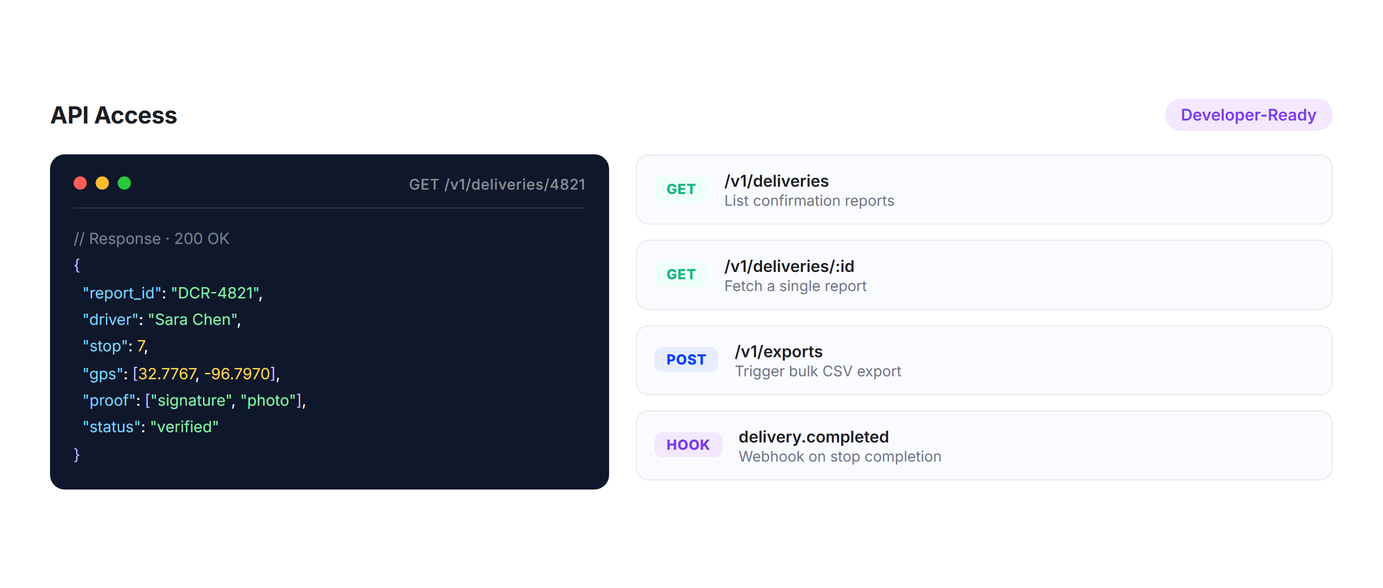 API Access
