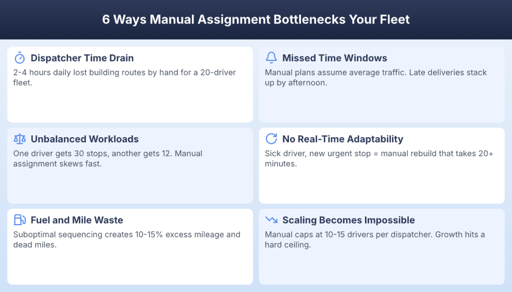 Manual Driver Assignment: Why It's Your Biggest Bottleneck
