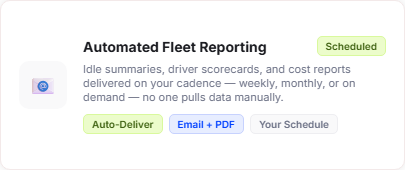 Automated Fleet Reporting