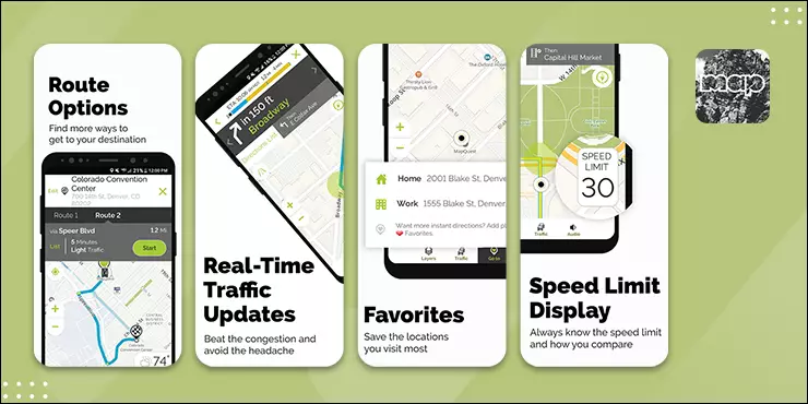MapQuest - free route planner app