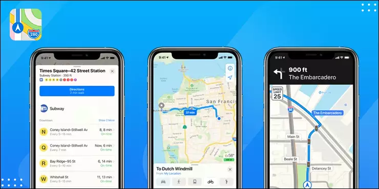 Apple maps - free routing app