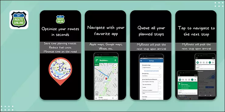 MyRoute - free route planning app