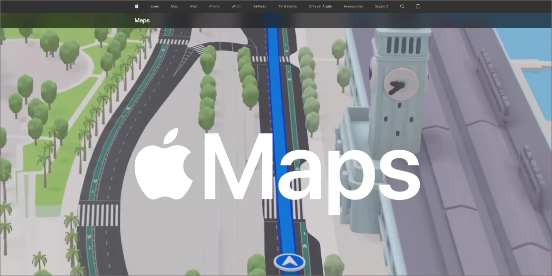 Apple maps - google maps alternative
