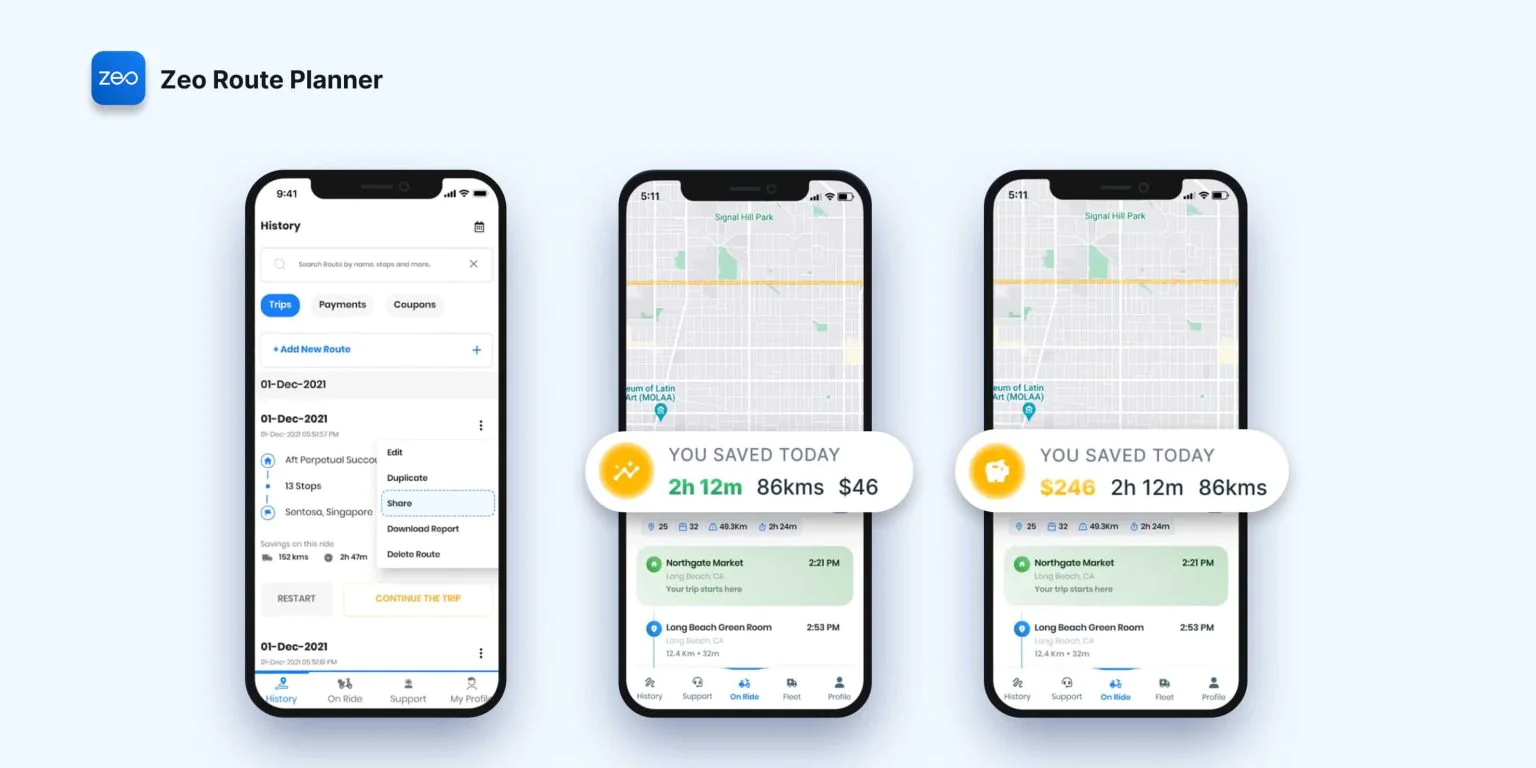 Zeo Delivery Route Planner App